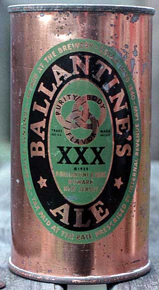 Ballantine Ale Front.