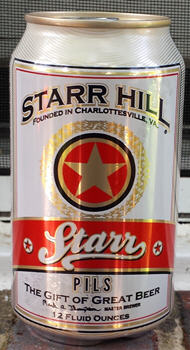 Starr Hill Pils.
