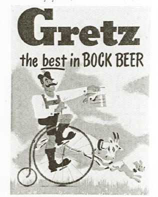 Gretz bock ad.