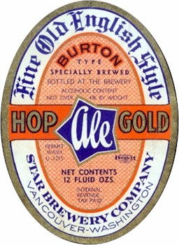 Hop Gold Ale label.