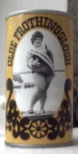 OLDE FROTHINGSLOSH ALE Beer LABEL SIR REGINALD PENNSYLVANIA My GOSH Pittsburgh 
