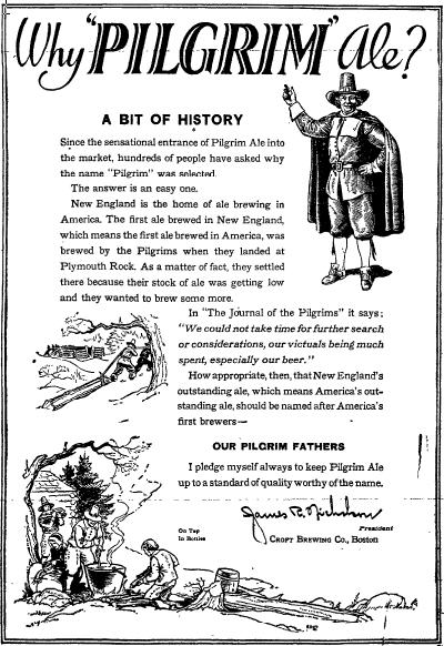 Pilgrim Ale ad 1.