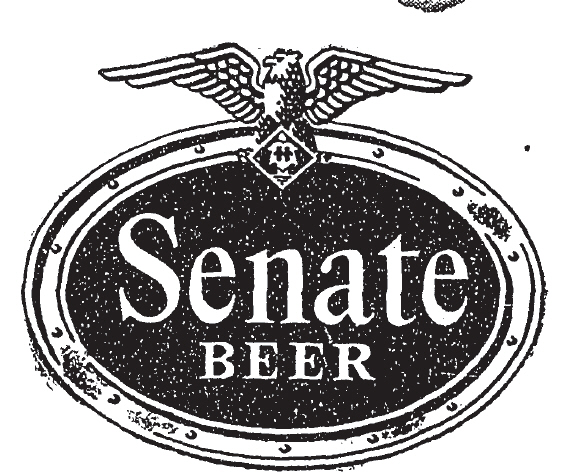 Senate beer logo.