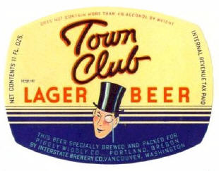 Town Club Label.