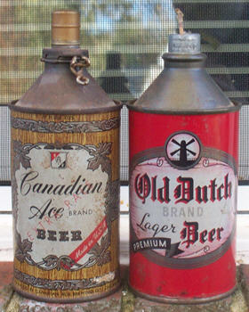 2 beer can lighters.