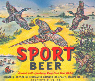 Sport Beer Label.
