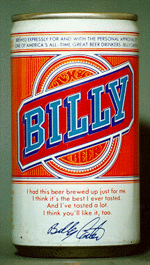 Biily Beer can.