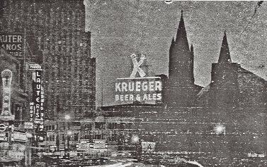 Krueger neon sign 1937.
