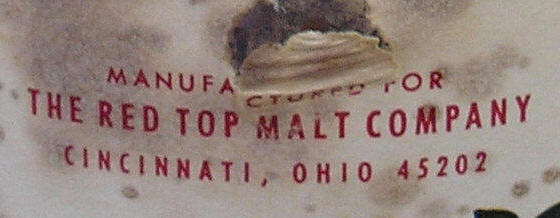 detail of label with zip code.