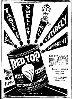 Red Top Malt ad.