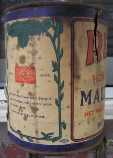 Red Top Malt can.